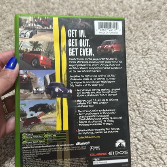 Italian Job Xbox Game - Picture 2 of 3